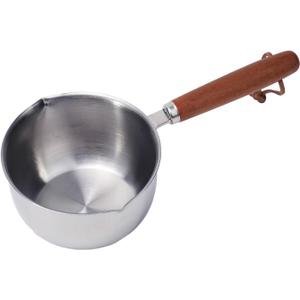 Tainless Steel Milk Boiler Mini Sauce Pan Butter Warmer Milk Pot 150Ml 300Ml 500Ml For Versatile Cooking Tasks Small Saucepan For Melting Butter Heating Milk Chocolate Sauces(300ml)