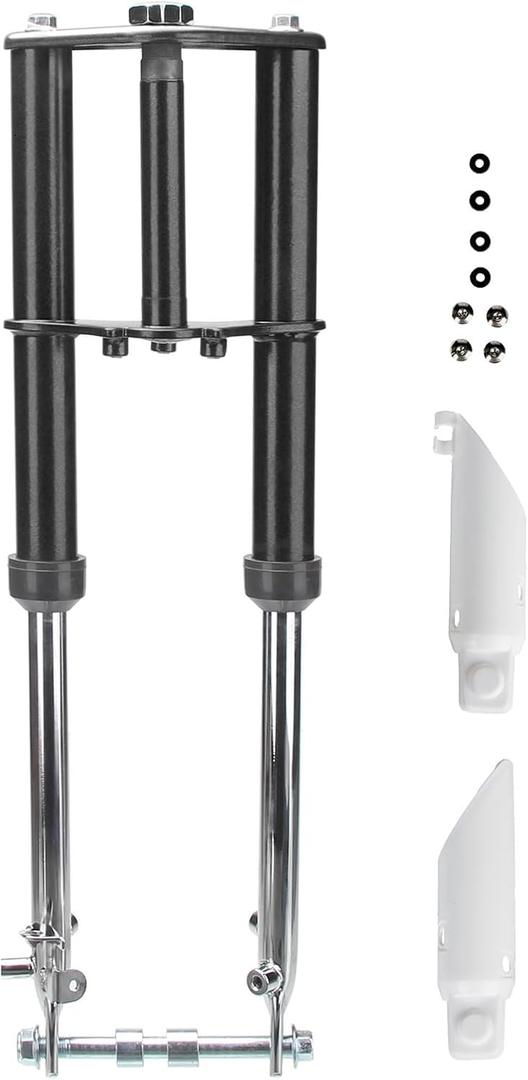 XR50 Front Forks, Fork Suspension for CRF50 XR50 SSR 50 110 125CC Dirt Pit Bikes 560MM (Black)