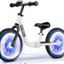 Toddler Balance Bike 2 Year Old, No Pedal 12 Inch Bike for Kids 24 Months to 5 Years Old, Customize Plate (3 Stickers Included), Gift Bikes for Boys Girls 2-5