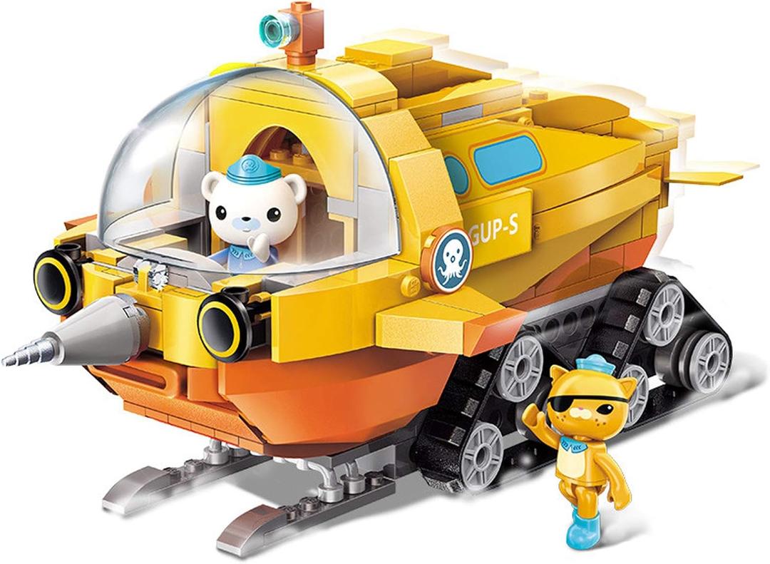 Age 6+ Building Block Octonauts Ocean Adventure GUP-S Polar Exploration Vehicle & Barnacles Kwazii 275pcs Building Brick Set-No Package Box (3704)