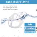 16Pcs Face Bracket for Mask -3D Mask Bracket -Face Mask Internal Support Frame, More Space for Comfortable Breathing, Lipstick Protector Washable Reusable