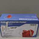 Fuel Transfer Pump Electric With Auto-Stop Sensor Leak Protection, 3.2GPM 72" Long Hose Lithium Battery Rechargeable Portable Automatic Gas Can Pump, for Gasoline/Diesel/Kerosene/Water, Blue