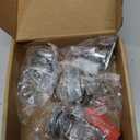 4 Pack Swivel Caster Wheels for Furniture, 2 Inch Heavy Duty Castor Wheels, Crystal Clear Polyurethane Rolling Castors with 360 Degree Plate for Cabinet,Ottoman,Bench (Not for Chair Legs)