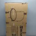 BCAN BT2 450/550LBS Mini Rebounder Trampoline for Adults with Bar, Fitness Trampoline with Bungees, Adjustable Handle, Stable & Quiet, Indoor Outdoor, Whole-Body Workout & Relaxation at Home-40IN/48IN