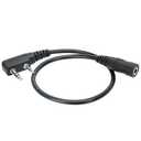 BAOFENG Walkie Talkies Earpiece Adapter Accessories Ham Radio Headset 2 Pin to 3.5mm Compatible UV-5R Mini BF-F8HP PRO 5RM UV-32 UV-5G Plus DM-32 Quangsheng UV-K5 8 UV-K6 K5PLUS Two Way Radio