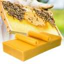 30 Pcs Beeswax Sheets, Bee Hive Frames and Wax Foundations Beeswax Honeycomb Sheets for Beekeeping Candle Making