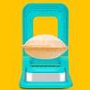 Metal Sandwich Cutter and Sealer - Round Crustless Sandwich Cutter for Peanut Butter and Jelly Sandwich Maker, PB&J Snacks Party Food Prep (Green Square)