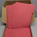 File Folder, 1/3 Cut Tab, Letter Size, Red, Great for Organizing and Easy File Storage, 100 Per Box