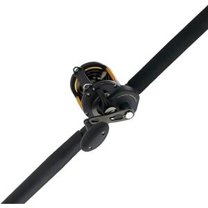 PENN 7' Squall II Lever Drag Fishing Rod & Size 60 Reel Combo, Heavy Power, Fast Action, Right Handle Position, Full Graphite Body and Sideplate Construction