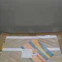 Bulletin Board, 36 x 24 inches Felt Board - Decorative Pin Board, Cork Board Alternative for Wall, 3' x 2' Foldable Self-Adhesive Vision Board Prayer Board with 20 Pushpins - Beige Brown