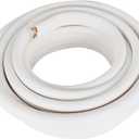 kimllier 50FT 1/4 Inch and 1/2 Inch Air Conditioning Copper Tubing Hose Extension Insulated Copper Hoses Fit for Mini Split Air Conditioner