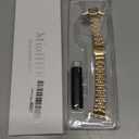 MioHHR Metal Band Compatible with Apple Watch Bands 49mm Ultra3/2/1,46mm Series 11 10,45mm Series 9 8 7,44mm Series 6 5 4 SE,42mm Series 3/2/1,Stainless Steel iWatch Bands for Women,Gold