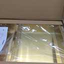 IKITRAEE Non Tile Tube Niche Boxes for Showers,Bathroom Niche Double Shelves,Stainless Steel(Gold, 24 * 12 in)