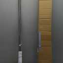 Adjustable Curved Shower Rod, 42-72 inches Extra Wide Shower Curtain Rod, Rust proof, Premium Stainless Steel, Curved Shower Curtain Rod for Bathroom, Need to Drill, Silver