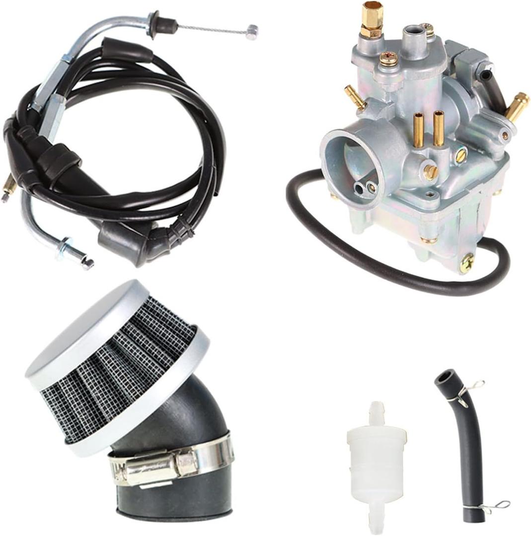 labwork Carburetor Carb with Air Filter Replacement for Yamaha PW80 Y-Zinger Dirt Bike 1983-2006
