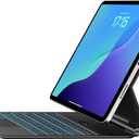 Keyboard Case for iPad 11th (A16, 2025) & iPad 10th Generation, Ultra-Slim Magic Keyboard with Multi-Touch Trackpad, 7 Colors Backlight, Smart Keyboard for iPadA16, Black