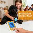 Veterinary Blood Pressure Monitor for Pet Dog and Cat, Animal Automatic Digital BP Machine with Large LCD Screen Backlight 3 Cuffs 270 Data Memory Silent