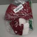 Velvet Burgundy Bows Christmas Ornaments Hanging Christmas Tree Decorations Bows Pendants Indoor Outdoor Christmas Party Decorations for Home Gifts (Medium)