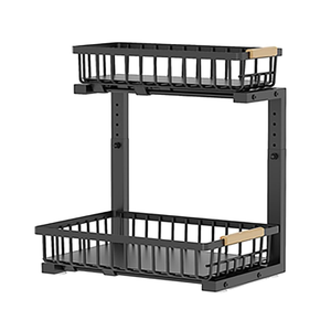 2 Pack Under Sink Organizer, Height Adjustable Pull out Cabinet Organizer, 2 Tier Metal Under Sink Organizer Storage, Sliding Storage Drawer for Kitchen Bathroom Laundry Room Pantry.
Under Sink Organizer