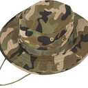 Sun Hats for Men Women Bucket Hat UPF 50+ Boonie Hat Foldable UV Protection Hiking Beach Fishing Summer Safari (1pack-gray Camo, 1pack-green Camo, 1pack-jungle Camo)