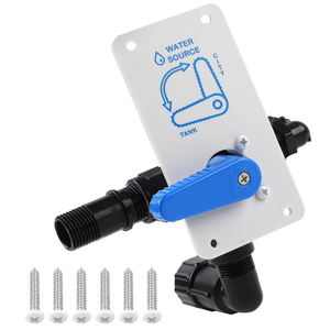 008-00004 RV Water Fill diverter Valve for Diverting Fresh Water Between Tank and City Water Supply, Max Pressure 125 PSI, Can be Used with RV Winterizing Diverter Valve 1457 Models