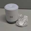 SZO Portable Mini Humidifier, 500ML USB Personal Cool Mist Humidifiers for Bedroom Office Travel Desk, Whisper Quiet 20dB with 2 Mist Modes & Auto Shut-Off, Small Desktop HumidifierWSQ02 white