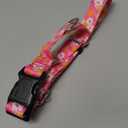 Hikiko Martingale Collar for Dogs Cute Floral Dog Collar for Small Medium Large Dogs Spring Summer Daisy Dog Collars for Girl Female Pet (Hot Pink Flower,Large)
