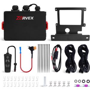 JL400 Grab Handle Switch Panel fits for 2018-2023 Jeep Wrangler JL & Gladiator JT,4-Switch Power System,Plug and Play