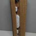 LazBlinds No Drill Bamboo Roman Shades, 20" W x 48" H, Star-Brown