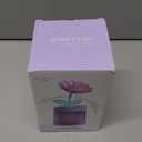 Cute Flower Mini Humidifier, 260ml Sunflower Portable Small Humidifier, Desktop Humidifiers Cool Mist Humidification for Home, Bedroom, Baby Nursery, Office & Indoor Plants, USB Powered (Pink)