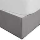 Martex Queen Size 21 Bed Skirt | Pleated Bed Skirt | Easy Fit Bed Skirts | Microfiber Bed Skirt | 21 Inch Drop | Hotel Quality Bedskirt | Gray (Grey)