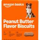 Amazon Basics Crunchy Dog Biscuits Peanut Butter Flavor Dog Treats 5 lb. Box