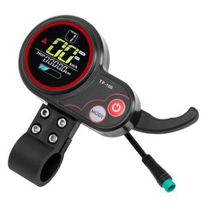 TF-100 5 Pin Electric Scooter LCD Display and Thumb Throttle for Kugoo M4 Electric Bike Scooters, 36V48V52V60V Ebike Thumb Throttle Controller with Waterproof Speedometer Panel