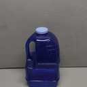 New Wave Enviro 1 Gallon Square BPA Free Bottle with Screw Top Cap and Integrated Handle, Space Saving Design, Ideal for Gym and Outdoor Life, Blue