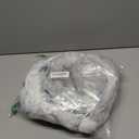 LUCKITTY Warm Fluffy Plush Cat Dog Tunnel Bed Under Christmas Tree Big Tube Playground Toys 3 FT Diameter Longer Crinkle Collapsible 3 Way, for Indoor Cat Kitty Kitten Puppy Rabbit Ferret White