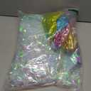 18th Birthday Decorations Rainbow,Gradient Number 18 Balloon,Pastel Happy Birthday Banner Fringe Curtain Heart Foil Balloons Boys Girls 18 Year Old Decor