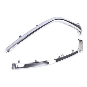 ApplianPar 2Pcs Chrome Front Left Driver and Right Passenger Side Bumper Grille Lower Molding for Mazda 3 2017-2018