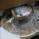 KDG 19.7" Low Profile LED Ceiling Fans with Light, Reversible Flush Mount with Remote and 6 Winds Speeds Fan Lighting, 3 Colors Dimmable for Bedroom, Living Room, Kids, Dinning Room, Kitchen (Gold)