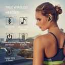 Kendir Bluetooth Headset, V5.0 Ultralight Wireless Headphone Cell Phone Earpiece with Mic Headsetcase,Volume Control, Handsfree Earbud,Compatible with Android/iPhone/Smartphones/Laptop