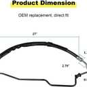 WMPHE Power Steering Pressure Hose Compatible with Honda Accord 2.4L L4 2008 2009 2010 2011 2012, Honda Crosstour 2.4L L4 2012 2013 2014 2015, Replacement for 53713-TA0-A02, 3403693