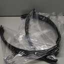 Tosnail 20 Pack Black Super Grippy Slip-Reducing Contour Shirt Hangers, Sweater Hangers, Dimple & Crease Free Hanger Solution - Black