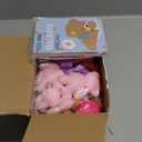 28 Pack Valentiens Day Gifts for Kids School Valentines Day Cards with Mini Bear Plush Toy Keychains, Valentines for Kids Classroom Valentines Exchange Gifts Class Valentines Party Favors for Boy Girl