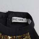 GRACE KARIN Girls Jumpsuit Tween Sequin Trendy Party Halter Shinny Dance Formal Romper Bodysuit 8Y