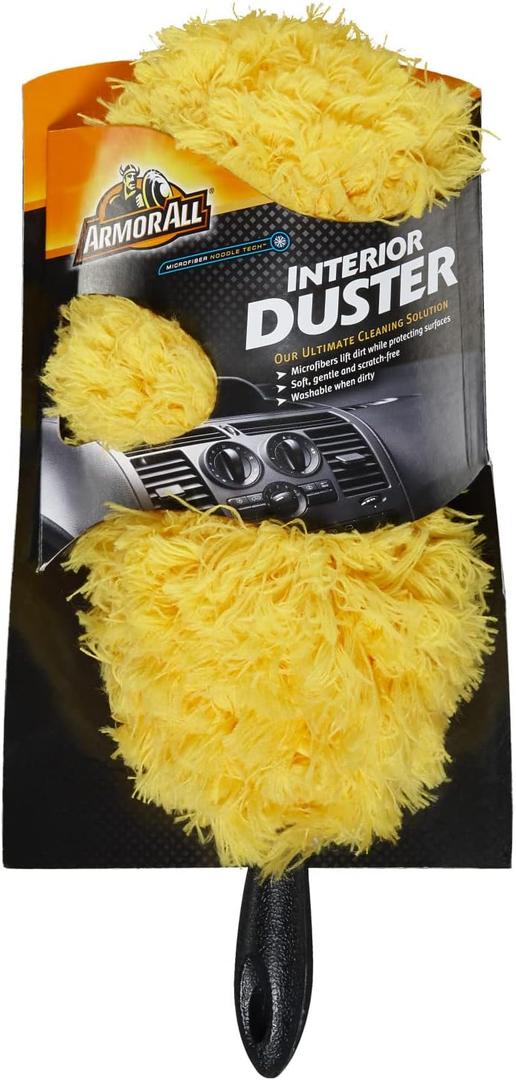 Armor All Car Interior Duster, Scratch-Free Microfiber Car Duster with Handle, , 1 Pack
