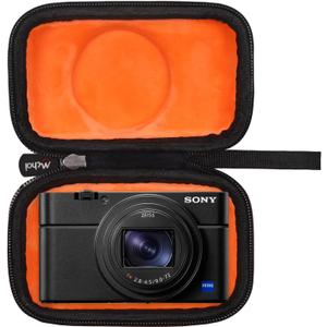 Mchoi Camera Storage Case Fits for Sony RX100 VA/ RX100 VI/ RX100 V/ RX100 IV/RX100 III /RX100 II/Canon G7X/G9X/G5X/SX740/SX620/Sony ZV-1 II/ZV1II/ ZV1/ZV-1F/ZV1F Digital Camera, Case Only