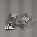 Probrico (2 Pair/4 Pack Full Overlay Soft Closing Clip On Face Frame Mounting Cabinet Hinges, 105 Degree Self Closing Kitchen Cupboard Door Hinges