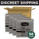 Depend Night Defense Adult Diapers, Incontinence Underwear for Men, Disposable, Overnight, Large, Grey, 56 Count (4 Packs of 14)