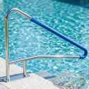 Pool Handrails for Inground Pools, 316 Stainless Steel Mirror-Polished Removable Pool Railings, Marine-Grade Rust-Resistant Safety Hand Rails Supporting Up to 330 lbs