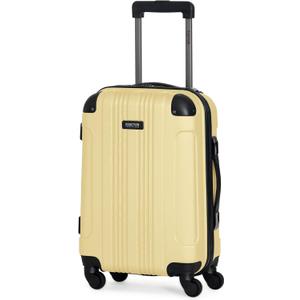 Kenneth Cole REACTION Out of Bounds Lightweight Hardshell 4-Wheel Spinner Luggage, Pale Banana, 20-Inch Carry On