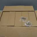 Plustool 10 Pack Brushed Nickel Door Knobs,Privacy Door Knob with Lock, Interior Doorknobs Silver, Keyless Door Locks Set for Bedrooms Bathrooms, Reversible for Left/Right Door Handle